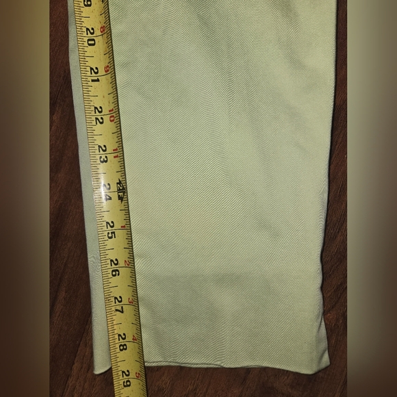 Brooks Brothers 346 Natalie Fit Light Green Pants Size 4 - Picture 6 of 10